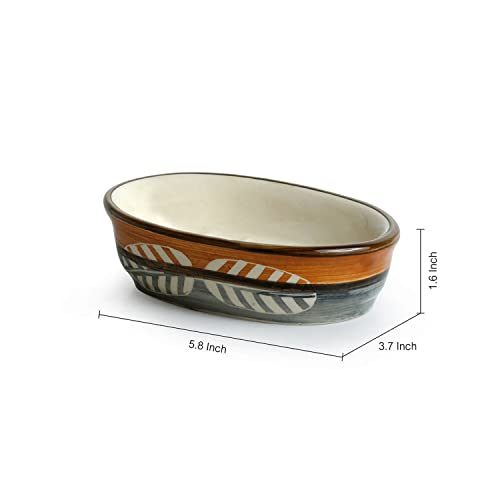 Exclusivelane Ceramic Bath Decor Bathroom Accessory Set Of 3 (Liquid Soap Dispenser, Toothbrush Holder, Soap Tray) (El-022-018),